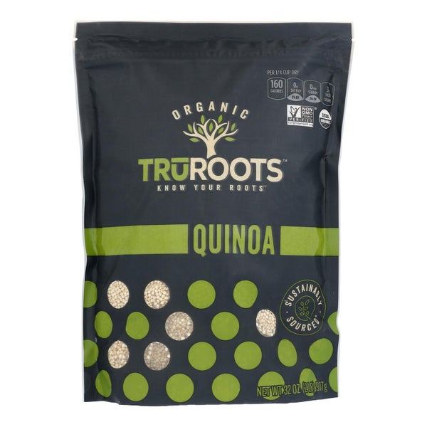 6-PACK OF Quinoa Grain Whole Grain Organic Truroots 32 oz