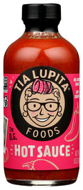 12-PACK OF Sauce Hot Tia Lupita Food 8 oz