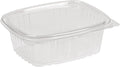 300-PACK OF Container Compostable 12oz PLA Hinged Rectangular Deli