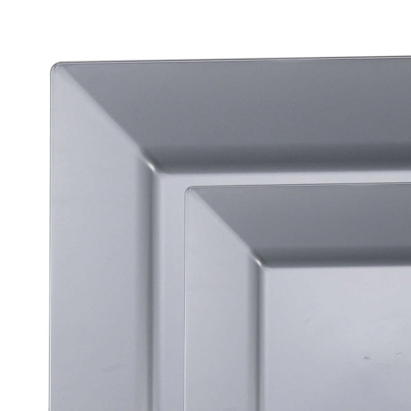 120-PACK OF Plate Set Square Plastic Dinnerware