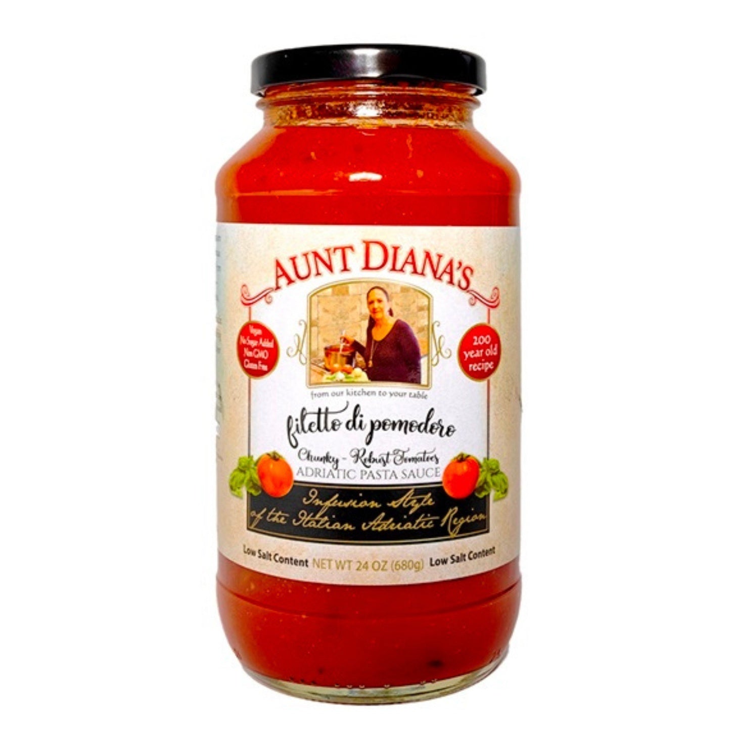 12-PACK OF Filetto Di Pomodoro with Basil