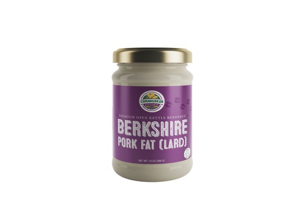 6-PACK OF Lard Pure Premium Open Kettle Rendered Berkshire Pork Fat 14 oz