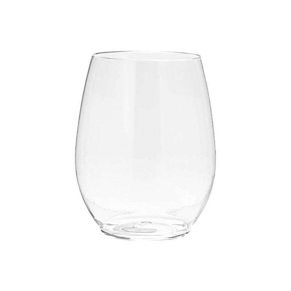 4-PACK OF Glass Wine 16 oz Stemless Disp.