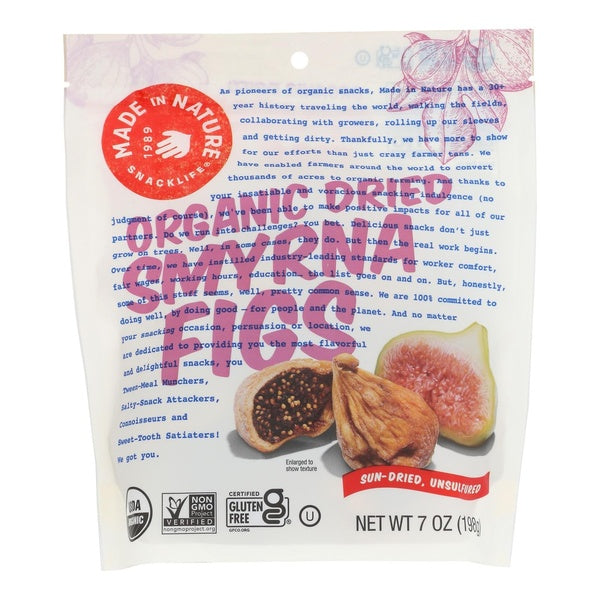 6-PACK OF SNACK FRUIT ORGANIC DRIED SMYRNA FIGS