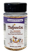 48-PACK OF Dessert Toppings Pretzel Bits Cinnamon Brown Sugar Topzels, Pretzel Pete