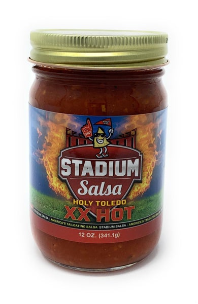 12-PACK OF Dip Salsa Holy Toledo Xx Hot Stadium Salsa