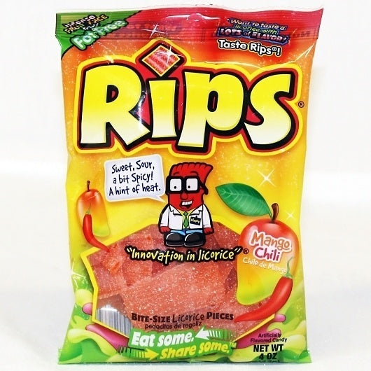 12-PACK OF Bite Size Mango Chili Pieces Peg Bag Other, 12 - 4 Oz