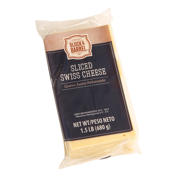 8-PACK OF CHEESE SWISS SLICE .75 OZ