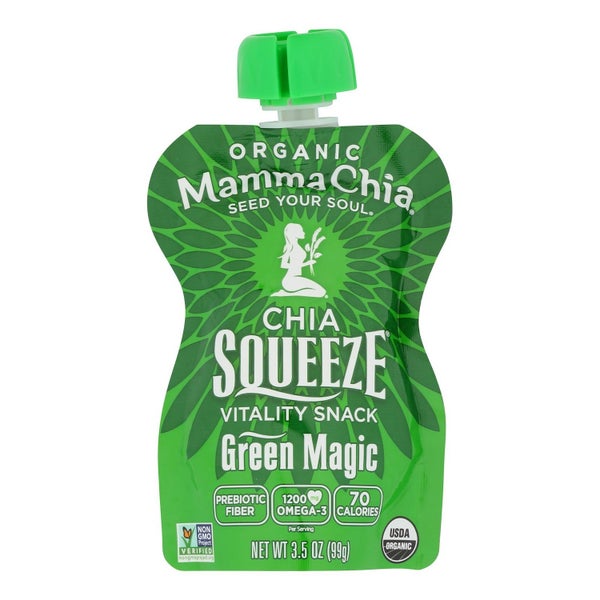 16-PACK OF PUREE FRUIT SQUEEZE GREEN MAGIC