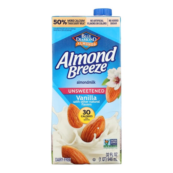 12-PACK OF MILK ALMOND UNSWEETENED VANILLA