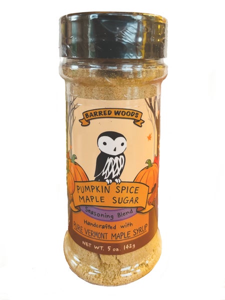 12-PACK OF Sugar Maple Pumpkin Spice - Shaker Jar, Barred Woods Maple