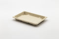 50-PACK OF Fiber Natural 6.5x4.5x0.6 Sushi Rectangular Compostable Container 1000 counts