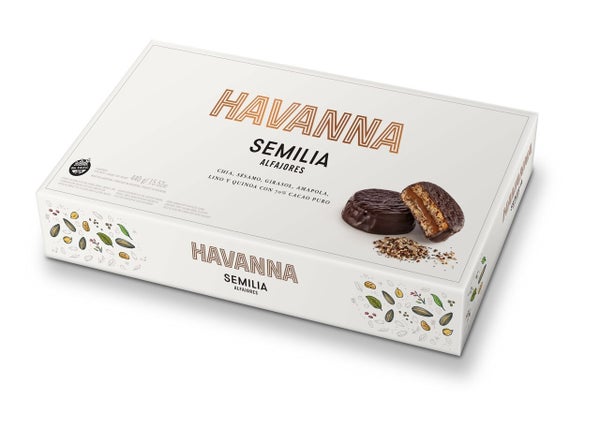 12-PACK OF Cookie Box Gluten free Alfajor Semilia x 4, Havanna USA