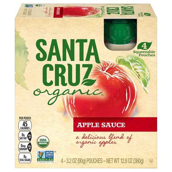24-PACK OF APPLESAUCE ORIGINAL ORGANIC POUCH