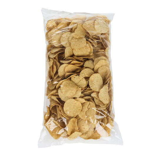 6-PACK OF No Salt White Round Tortilla Chips Mission Foods, 6 - 2 LB