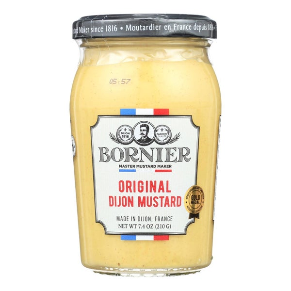 6-PACK OF Mustard Dijon Bornier 7.4 oz