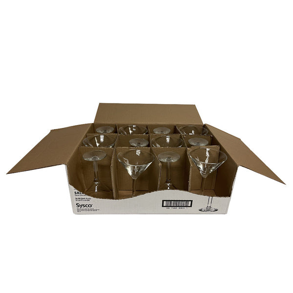 7 OZ-PACK OF GLASS MARTINI CLEARFIRE