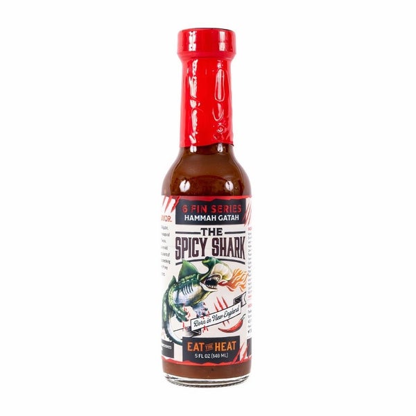 12-PACK OF Sauce Hot Sauce Hammah Gatah (6-Fin Series), The Spicy Shark