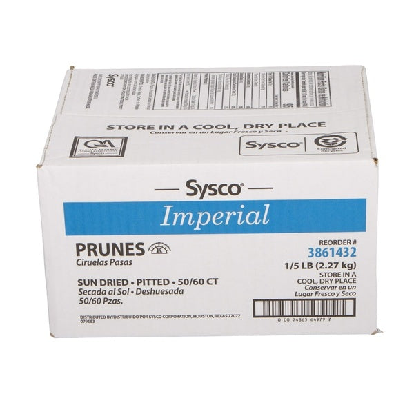 1-PACK OF PRUNE DRIED SUN PITTED 50/60CT