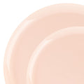 120-PACK OF Plate Set Pink Flat Round
