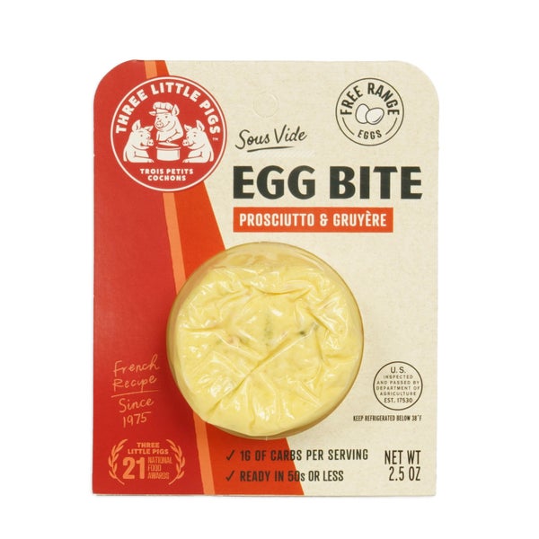2.5 OZ-PACK OF EGG MISC PROSCIUTTO GRUYERE