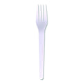 1000-PACK OF Eco-Products EP-S017-W Individually Wrapped Plantware CPLA Cutlery Fork - White (1000/Carton)