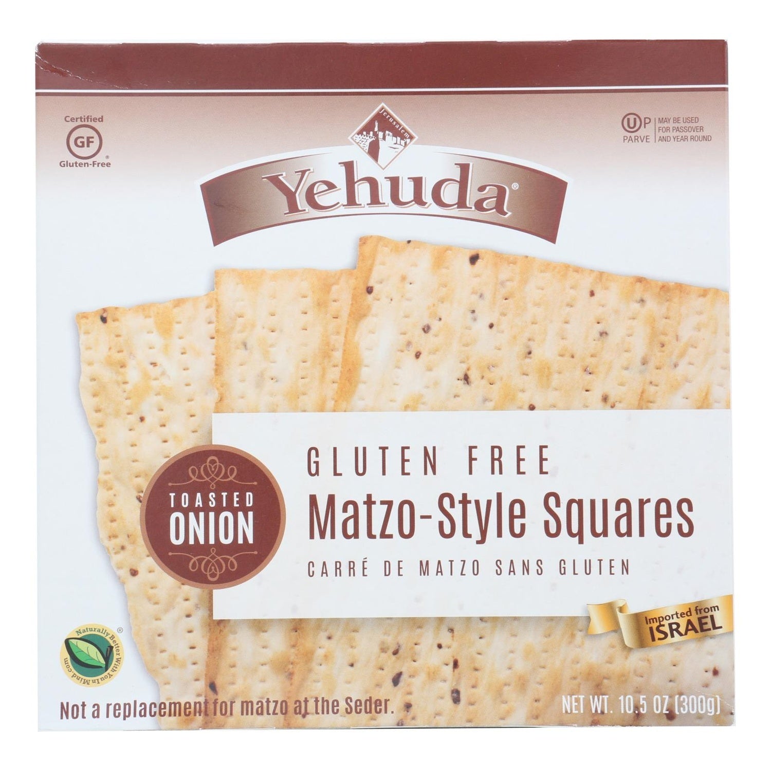 12-PACK OF CRACKER MATZO TOASTED ONION