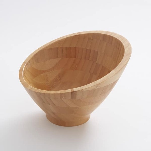 1 EA-PACK OF BOWL WOOD ANGLD BMB RND 22OZ