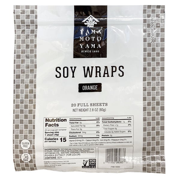 20 CT-PACK OF WRAP SOY PPRIKA ORG