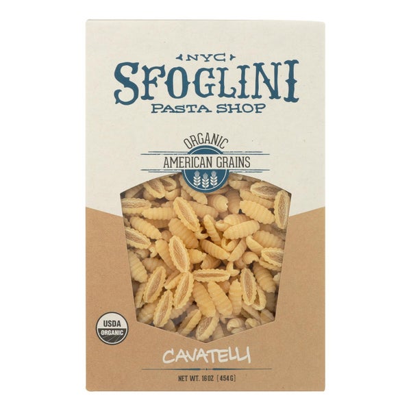 6-PACK OF Pasta Cavatelli Semolina Organic Sfoglini 16 oz