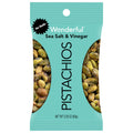 24-PACK OF Pistachio No Shell Sea Salt & Vinegar Wonderful Pistachio, 3 - 8 - 2.25 Oz