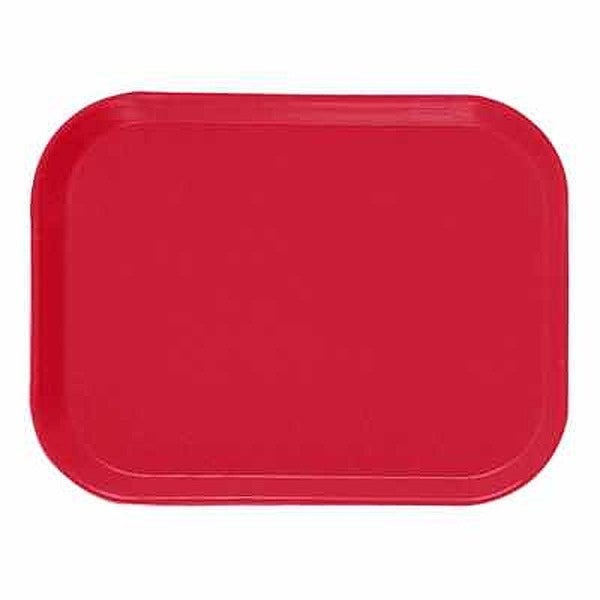 12 CT-PACK OF TRAY FIBERGLASS CAMBRO RED 6