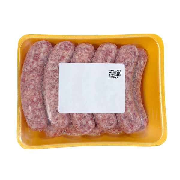 2.5 LB-PACK OF BRATWURST 4X1 ORIGINAL NC RAW