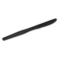 1000-PACK OF Cutlery Plastic Dixie KM517 Heavy Mediumweight Black Plastic Knives - 1000 Count Carton for Catering and Events