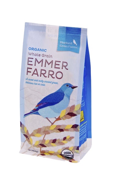 6-PACK OF Grain Specialty Organic Emmer Split Bluebird Grains 1 lb