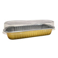 1000-PACK OF Rectangular Colored Dessert Tin with Stackable Lid - Gold