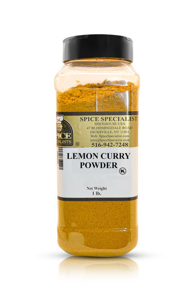 12-PACK OF Lemon Curry Powder - 12 Pack of 1 lb. Containers