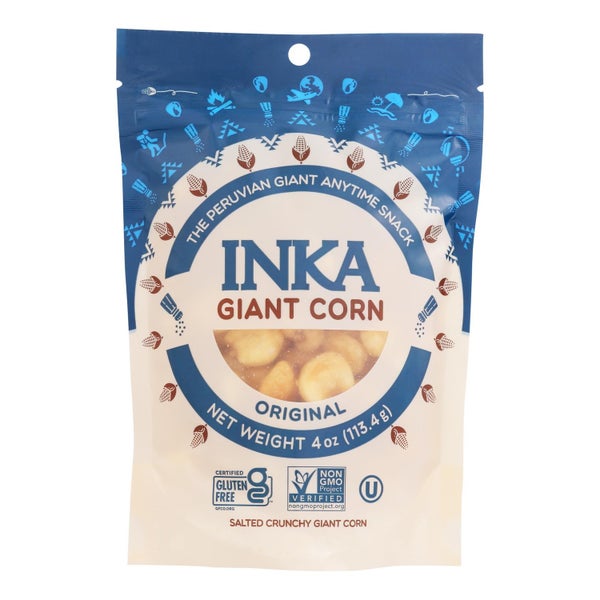 6-PACK OF Snack Corn Original Inka Corn Inka Crops 4 oz