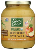 6-PACK OF Applesauce Sweetened Honeycrisp Organic North Coast 24 oz