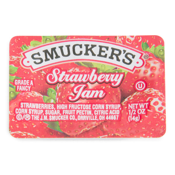 200-PACK OF JAM STRAWBERRY CUP