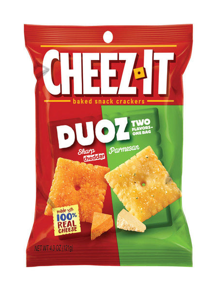 6-PACK OF CHIP CHEEZIE CHEDDAR PARMESEAN SHARP CHEEZIT DUOZ