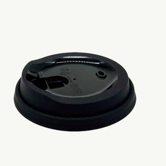 50-PACK OF Lid Plastic Black fits White Coffee Cup 16oz/20oz 1000 counts