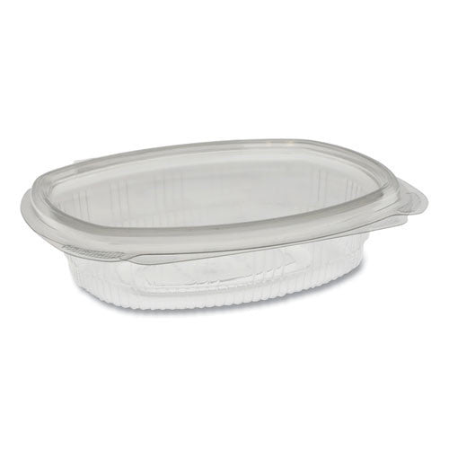 200-PACK OF Container Pet Pactiv Corp. EarthChoice 8 oz Clear Recycled PET Hinged Container - Perfect for Deli Operations (200 Count)