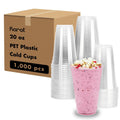 1000-PACK OF Cup Plastic Karat [1,000 Pack - 20oz] Clear Plastic Cups, PET Cups (98mm), C-KC20