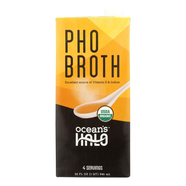 6-PACK OF Broth Veg Pho Ocean's Halo 32 fz