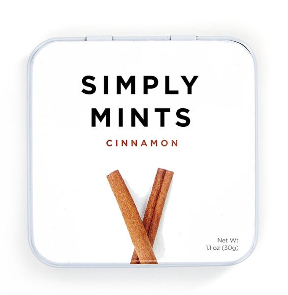 12-PACK OF Candy Mints Cinnamon, Simply Gum