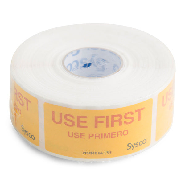500 CT-PACK OF LABEL ROLL USE FIRST 1X2