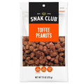 6-PACK OF Toffee Peanuts Snak Club, 6 - 7.5 Oz