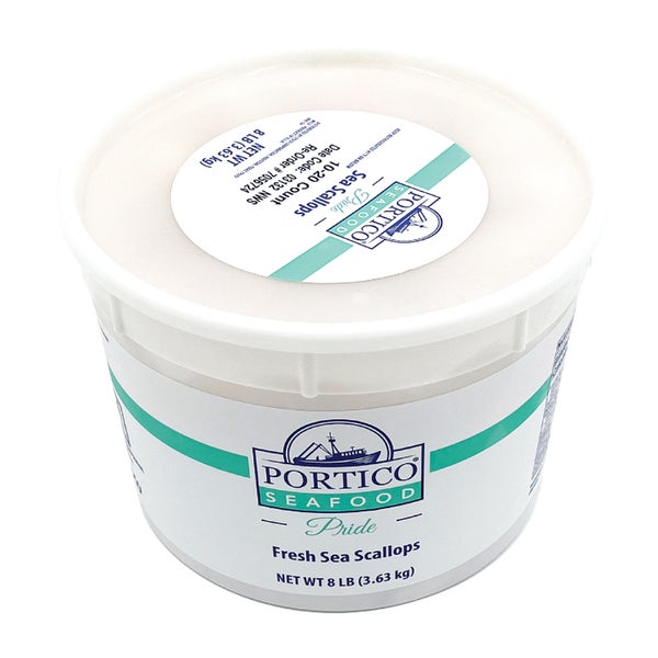 8# AVG-PACK OF SCALLOP SEA FRSH DRY 20/30 CT