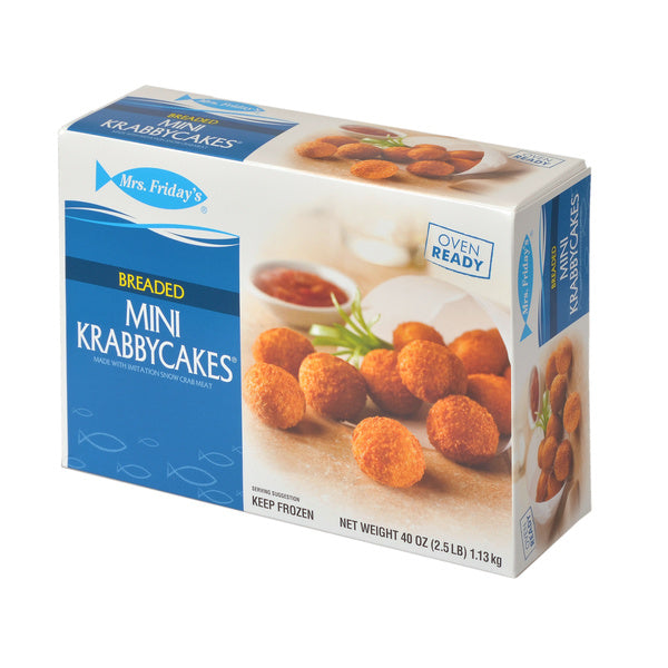2.5 LB-PACK OF CRAB CAKE BRD KRABBY .5 OZ